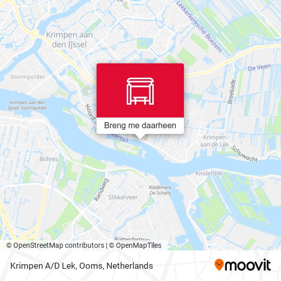 Krimpen A/D Lek, Ooms kaart