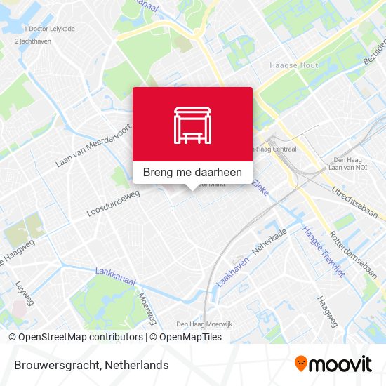 Brouwersgracht kaart