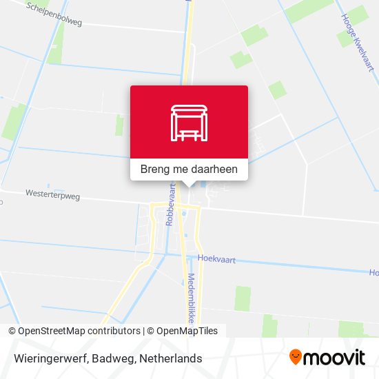 Wieringerwerf, Badweg kaart