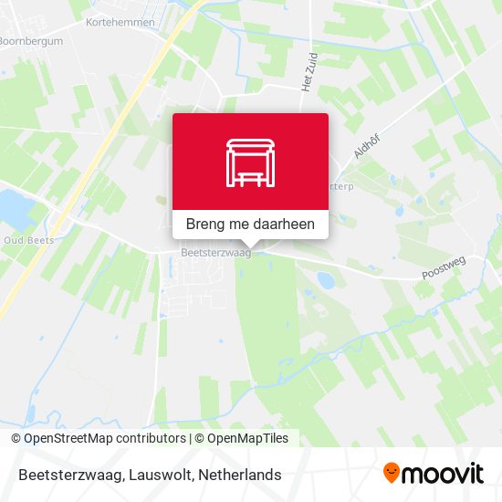 Beetsterzwaag, Lauswolt kaart