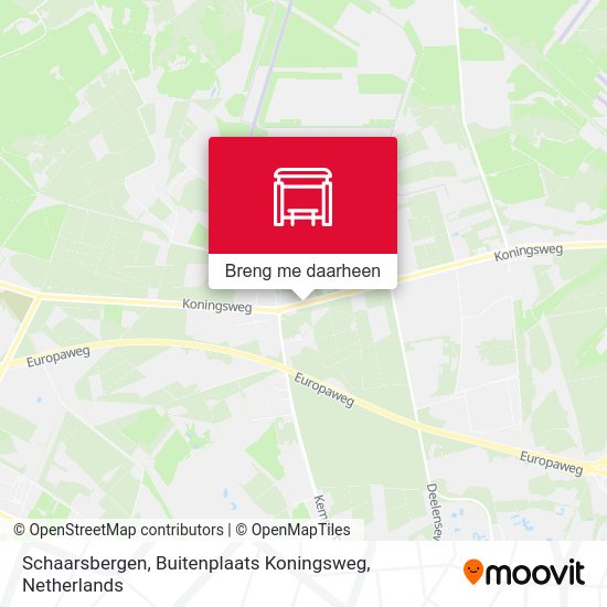 Schaarsbergen, Buitenplaats Koningsweg kaart