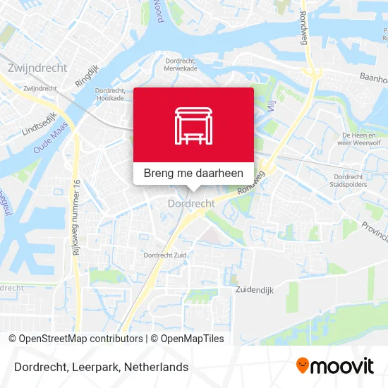 Dordrecht, Leerpark kaart