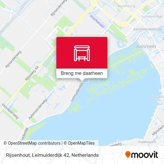 Rijsenhout, Leimuiderdijk 42 kaart