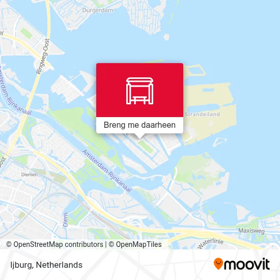 Ijburg kaart