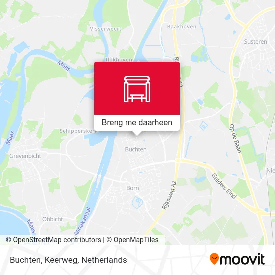 Buchten, Keerweg kaart