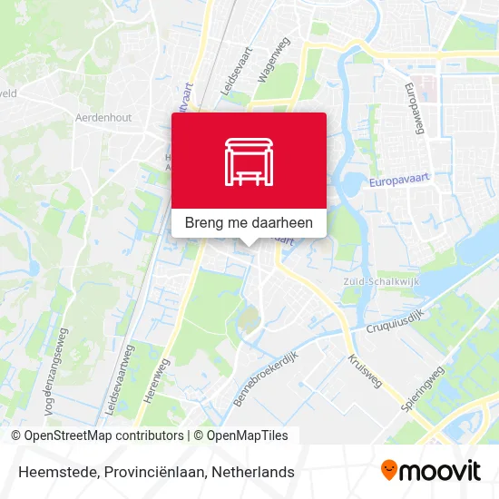 Heemstede, Provinciënlaan kaart