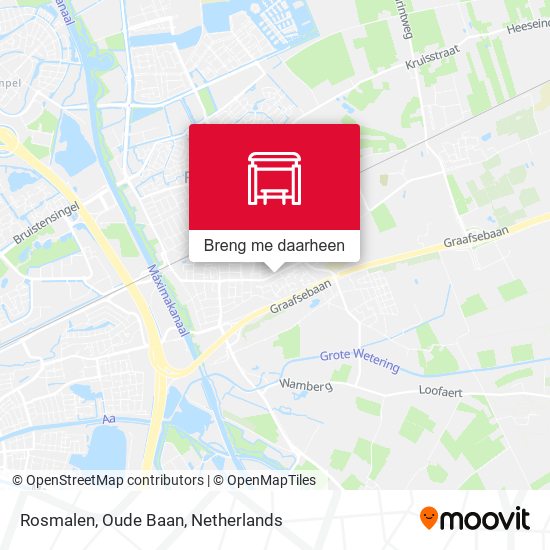 Rosmalen, Oude Baan kaart