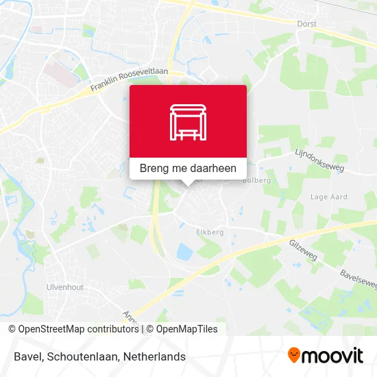 Bavel, Schoutenlaan kaart