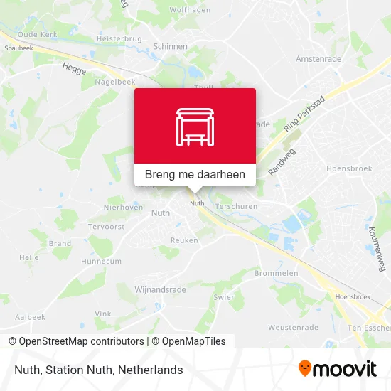 Nuth, Station Nuth kaart