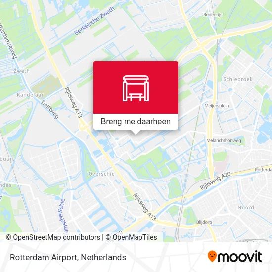 Rotterdam Airport kaart
