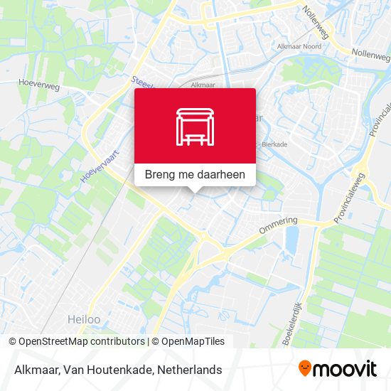Alkmaar, Van Houtenkade kaart