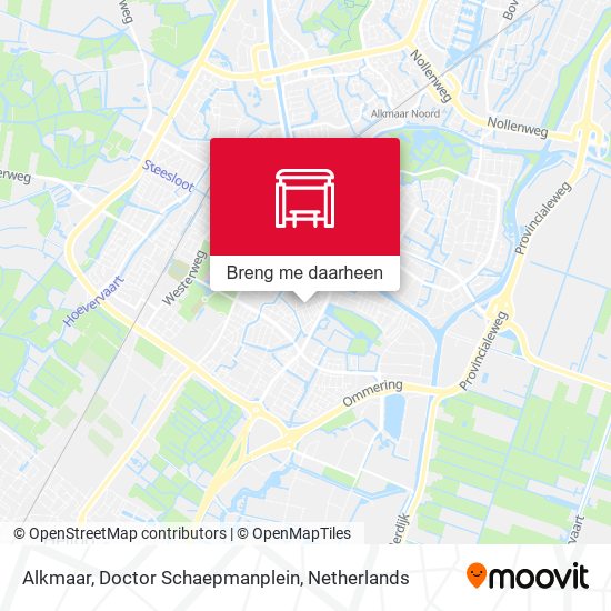 Alkmaar, Doctor Schaepmanplein kaart