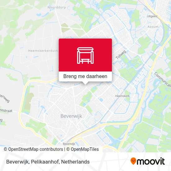 Beverwijk, Pelikaanhof kaart