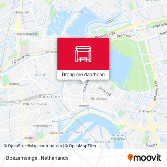 Boezemsingel kaart