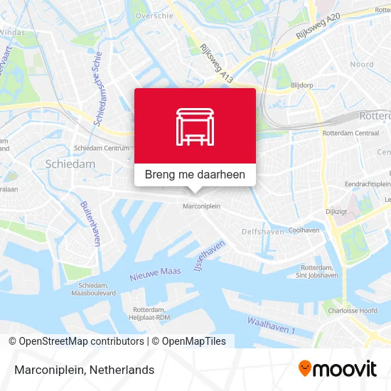 Marconiplein kaart