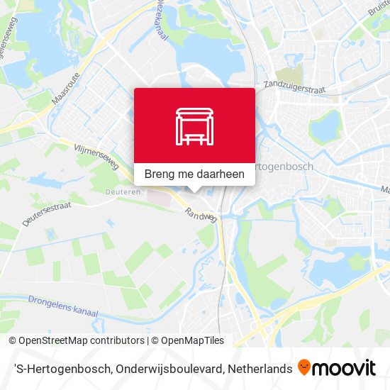 'S-Hertogenbosch, Onderwijsboulevard kaart