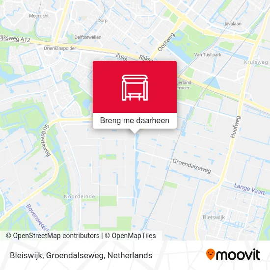 Bleiswijk, Groendalseweg kaart