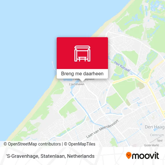 'S-Gravenhage, Statenlaan kaart