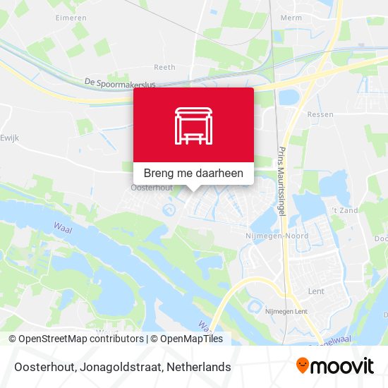Oosterhout, Jonagoldstraat kaart