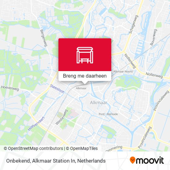 Onbekend, Alkmaar Station In kaart