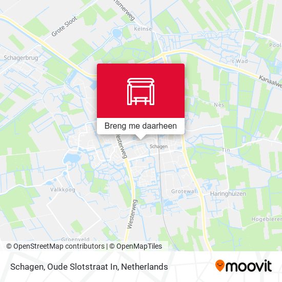 Schagen, Oude Slotstraat In kaart