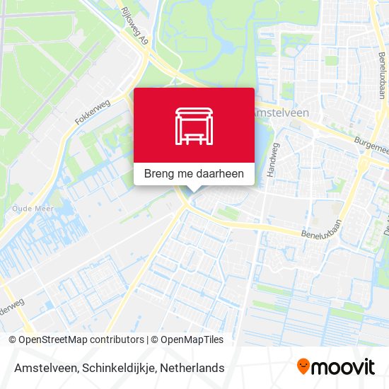 Amstelveen, Schinkeldijkje kaart