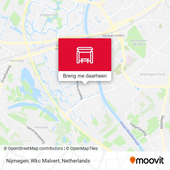 Nijmegen, Wkc Malvert kaart