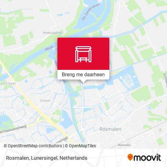 Rosmalen, Lunersingel kaart