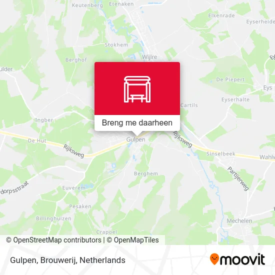 Gulpen, Brouwerij kaart
