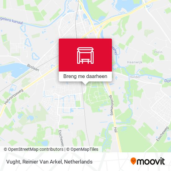 Vught, Reinier Van Arkel kaart