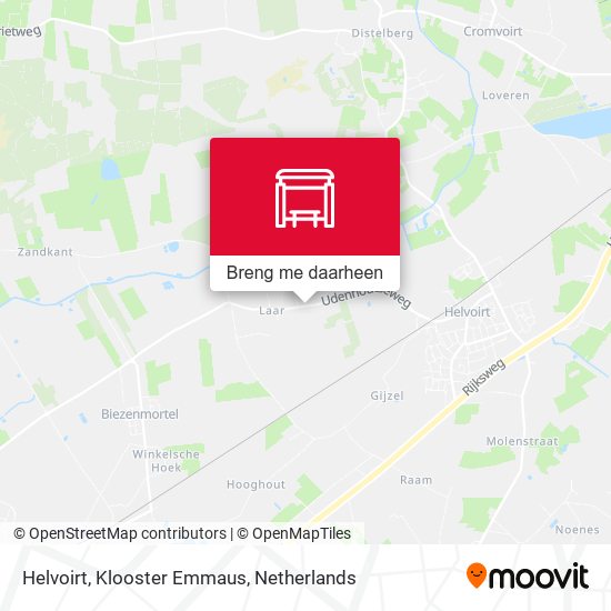 Helvoirt, Klooster Emmaus kaart