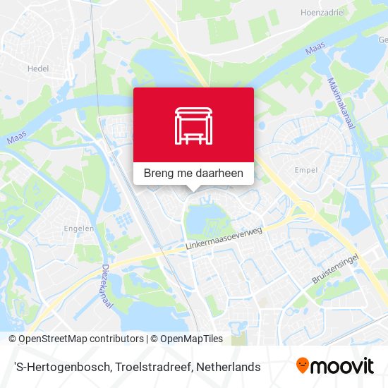 'S-Hertogenbosch, Troelstradreef kaart