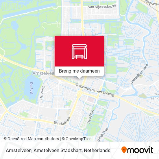 Amstelveen, Amstelveen Stadshart kaart
