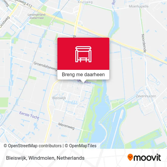 Bleiswijk, Windmolen kaart