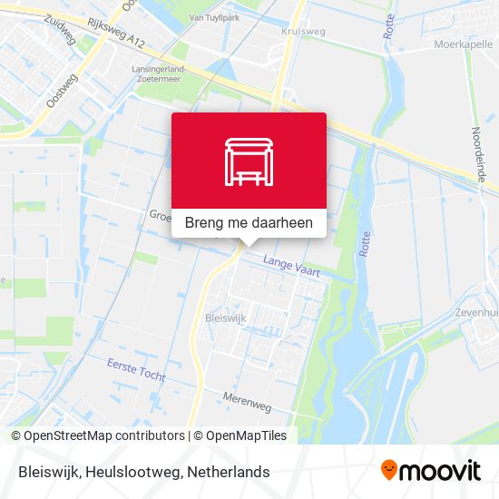Bleiswijk, Heulslootweg kaart
