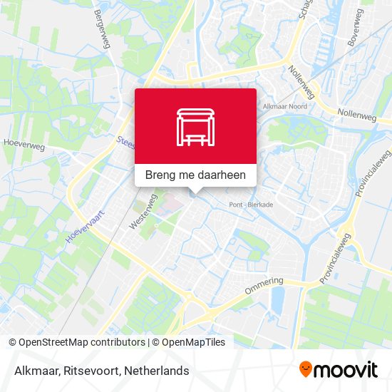 Alkmaar, Ritsevoort kaart