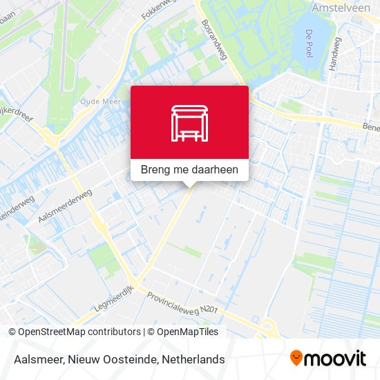 Aalsmeer, Nieuw Oosteinde kaart