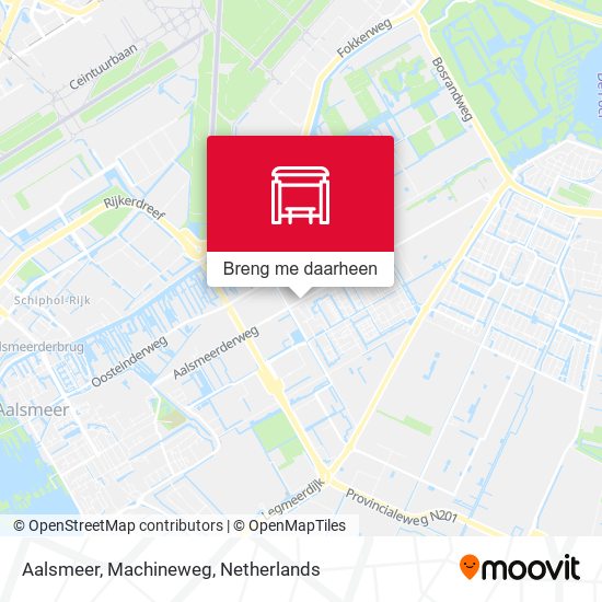 Aalsmeer, Machineweg kaart