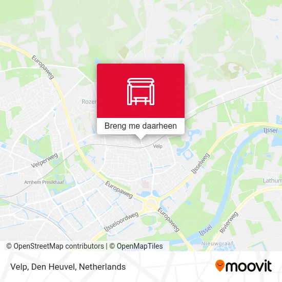 Velp, Den Heuvel kaart