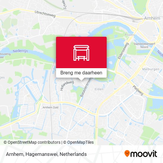 Arnhem, Hagemanswei kaart