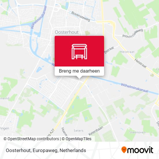 Oosterhout, Europaweg kaart