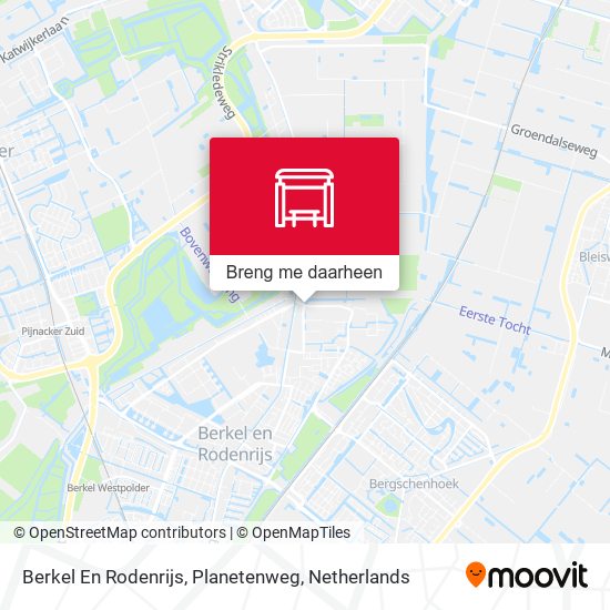 Berkel En Rodenrijs, Planetenweg kaart