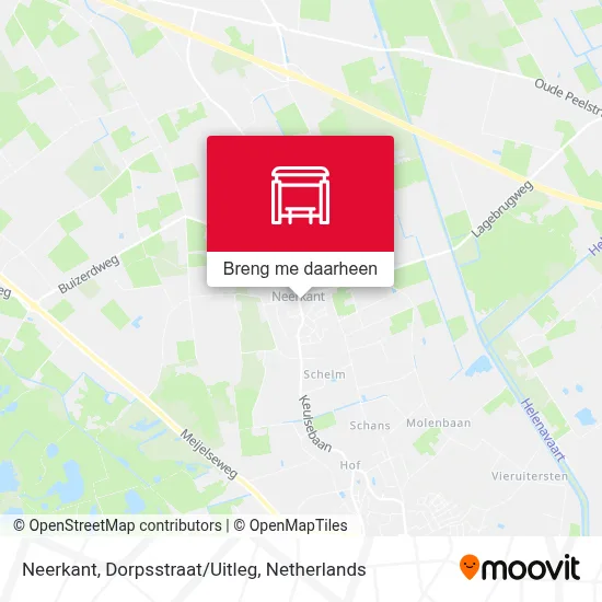 Neerkant, Dorpsstraat/Uitleg kaart