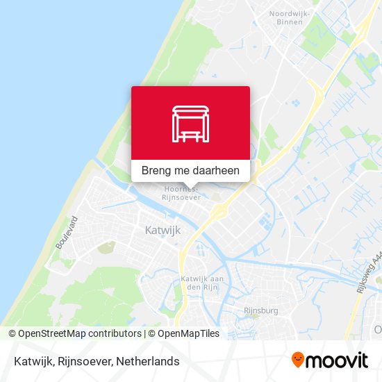 Katwijk, Rijnsoever kaart