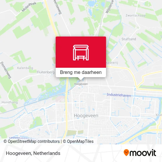 Hoogeveen kaart