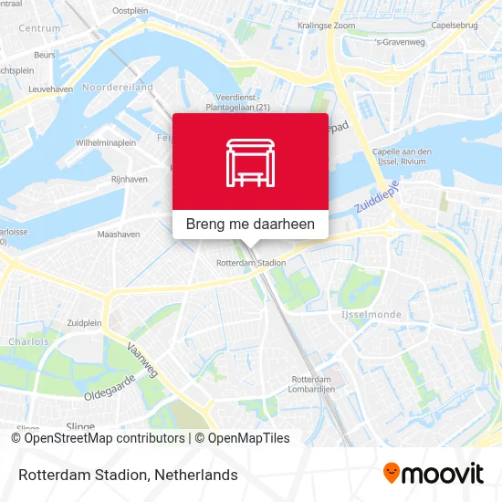 Rotterdam Stadion kaart