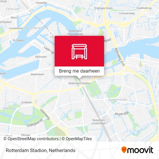 Rotterdam Stadion kaart