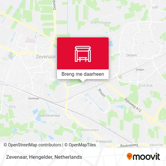 Zevenaar, Hengelder kaart