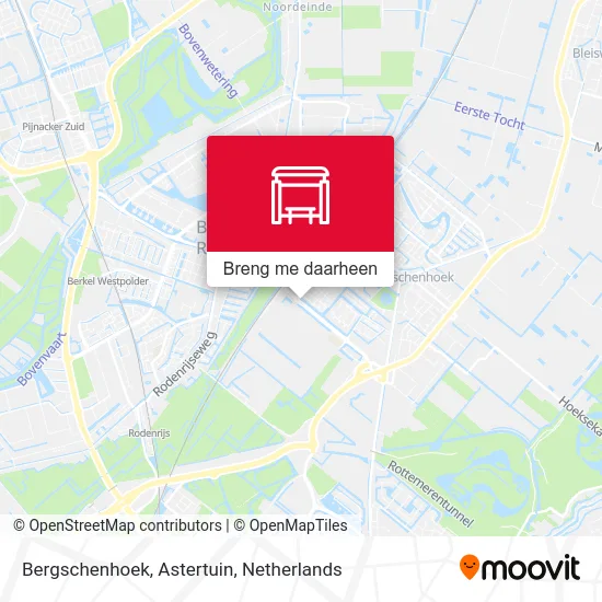 Bergschenhoek, Astertuin kaart