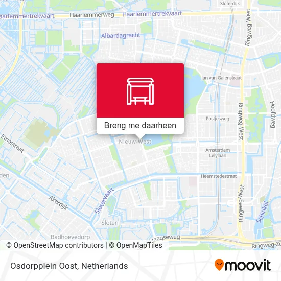Osdorpplein Oost kaart